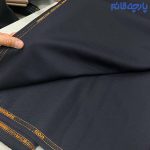 پارچه مردانه فاستونی سلکا مطهری سرمه ای ساده ۴۵ :۵۵ درصد پشم و ترویرا