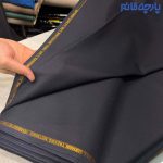 پارچه مردانه فاستونی مطهری فیلافیل سرمه ای تیره ۴۵ :۵۵ درصد پشم و ترویرا