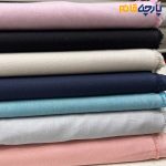 پارچه پوپلین ترک رنگ صورتی روشن ۱۰۰ درصد نخ