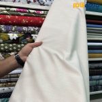 پارچه پوپلین ترک رنگ کم بژ ۱۰۰ درصد نخ
