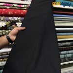 پارچه پوپلین ترک رنگ مشکی درصد نخ