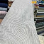 پارچه بهاره و تابستانه وال طرحدار بافت از خود رنگ رنگ سفید مشکی