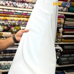 پارچه بهاره و تابستانه وال ساده نخ آلمانی رنگ آبی آسمانی روشن