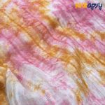 پارچه بهاره و تابستانه لینن طرحدار کره ای زمینه طرح از خود آب رنگی