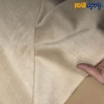 پارچه پاییزه و زمستانه سوئیت جیر رنگ کرم روشن عرض ۱۵۰