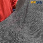 پارچه پاییزه زمستانه لینن پاییزه بافت ریز رنگ مشکی تیره با سفید