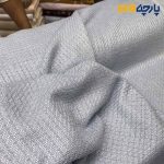 پارچه پاییزه و زمستانه شانل پشمی سفارشی رنگ آبی آسمانی