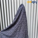 پارچه پاییزه زمستانه لینن پاییزه ریشه دار برجسته رنگ سرمه ای