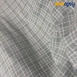 پارچه پاییزه و زمستانه کشمیر چهارخونه متوسط رنگ سبز روشن ماچا