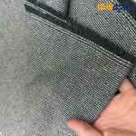 پارچه پاییزه زمستانه لینن پاییزه بافت ریز رنگ سبز تیره با سفید