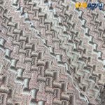 پارچه بهاره و تابستانه میسونی کره ای رنگ خاص صورتی و کرم بژ