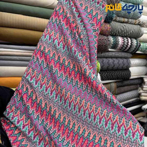 پارچه بهاره و تابستانه میسونی کره ای رنگ شاد و جذاب سرخابی