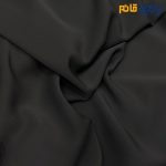 پارچه مجلسی کرپ ساده اندونزی رنگ مشکی عرض ۱۵۰