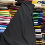 پارچه مجلسی کرپ ساده اندونزی رنگ مشکی عرض ۱۵۰