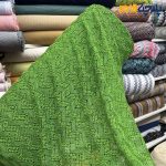 میسونی بهاره ایتالیایی طرح برجسته رنگ سبز خاص سفید