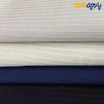 پارچه لینن طرحدار طرح از خود راه راه رنگ کرم خاص متوسط