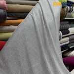 پارچه مجلسی دانتل لمه ایتالیایی رنگ طوسی نقره ای