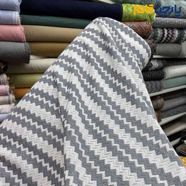 میسونی بهاره ایتالیایی طرح برجسته رنگ آبی جین و سفید