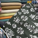 پارچه لینن طرحدار ریکو نخ ایتالیایی