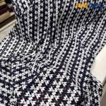 پارچه بهاره و تابستانه میسونی طرح خاص رنگ سرمه ای سفید