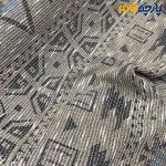 پارچه پاییزه و زمستانه بافت تریکو طرح موناکو رنگ کرم طلایی