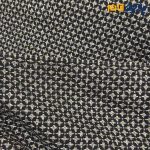 پارچه پاییزه و زمستانه شانل پشمی طلایی مشکی طرح ریز